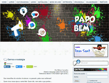 Tablet Screenshot of papodebem.com